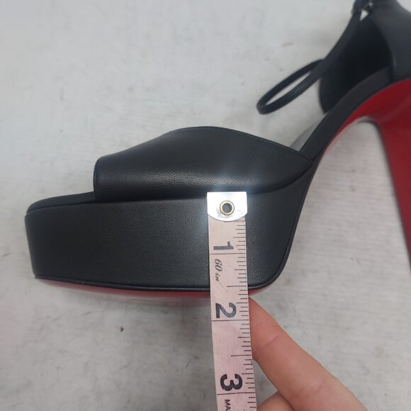 Christian Louboutin Black Sandaloo Platform Sandal - Picture 14 of 14
